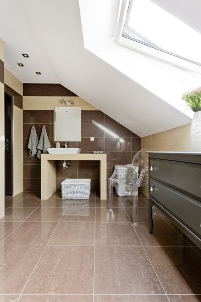 Attic Bathroom Installation in Arlington Heights